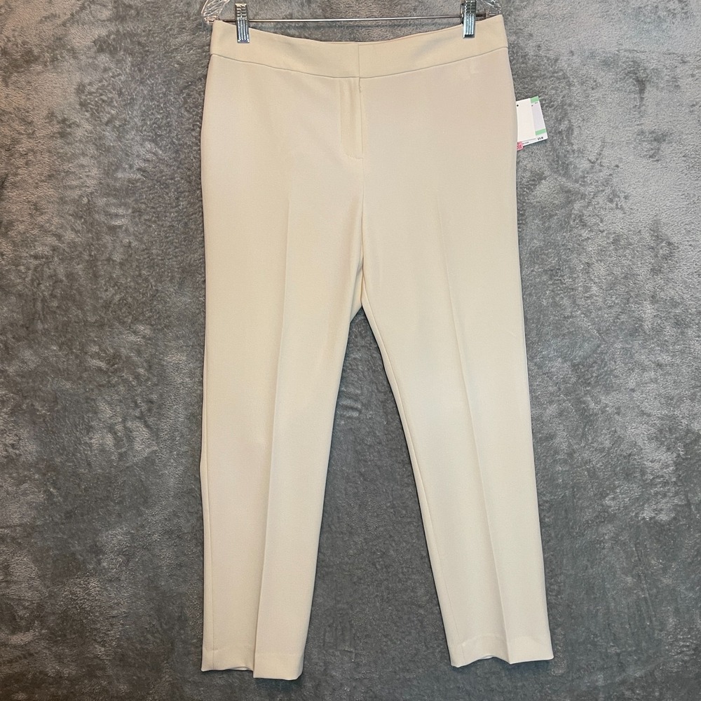 Kasper Women Kristy Slim Fit Trousers 8P Old Money Quiet Luxury Sophisticated
